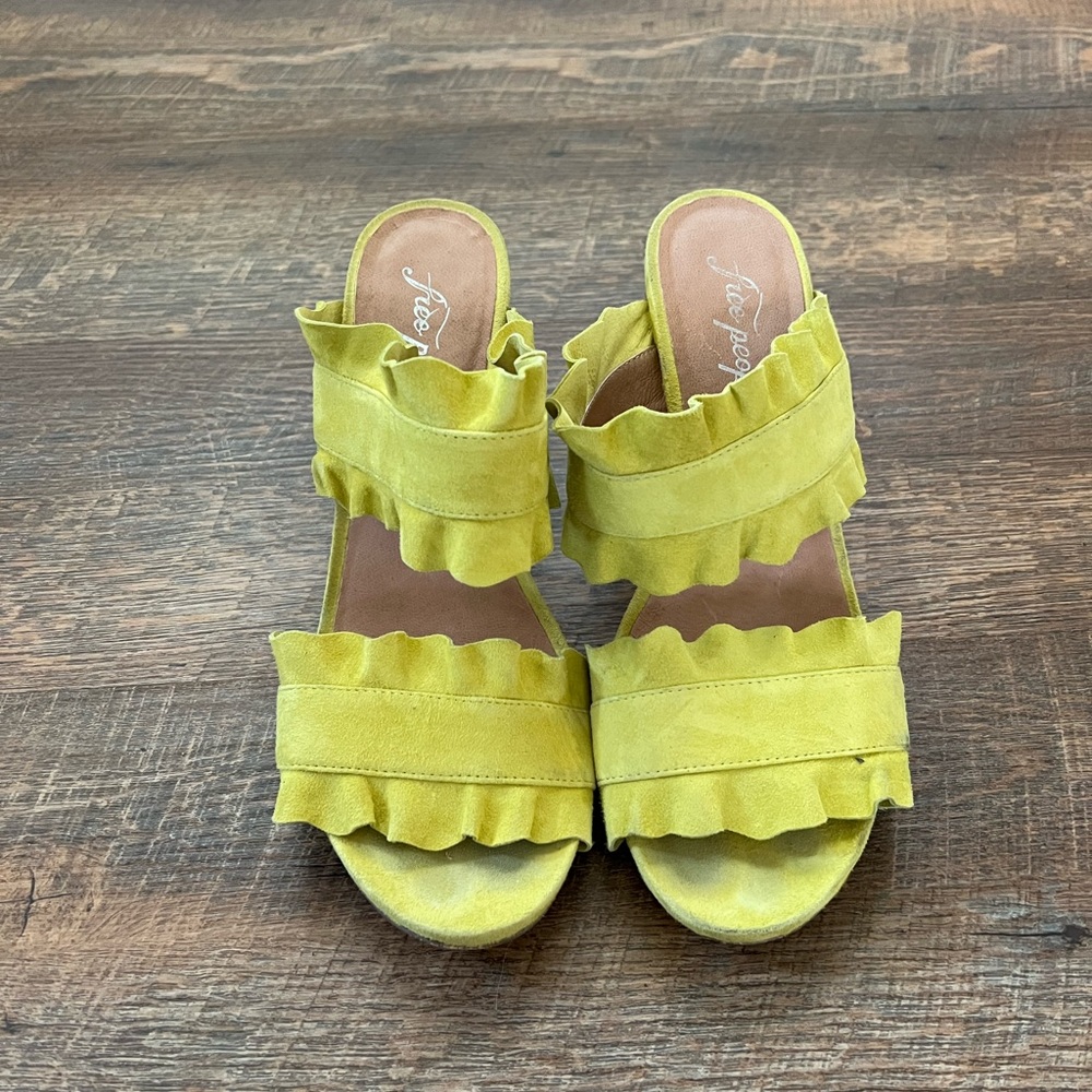 Free People Rosie Ruffle Heel.